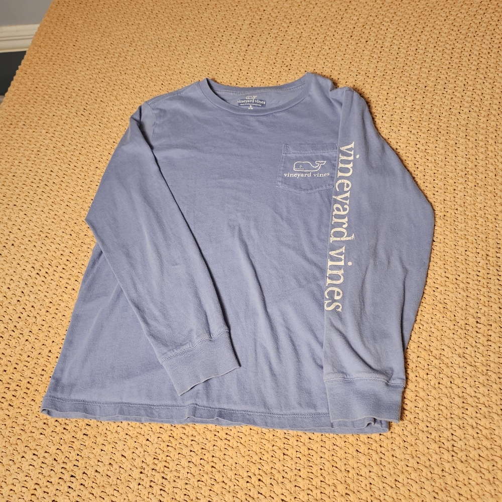 Vineyard Vines Kids Blue Long Sleeve Shirt